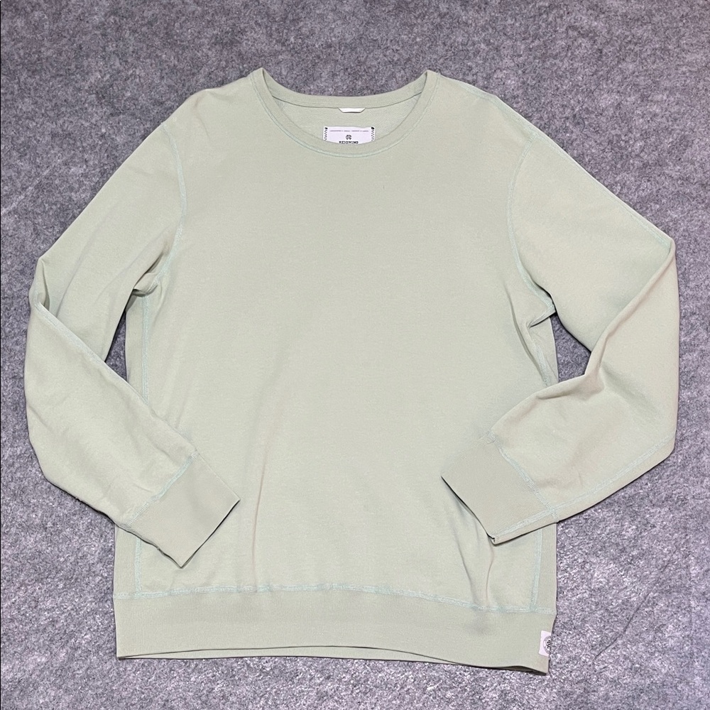 Reigning Champ Mint Green Crewneck